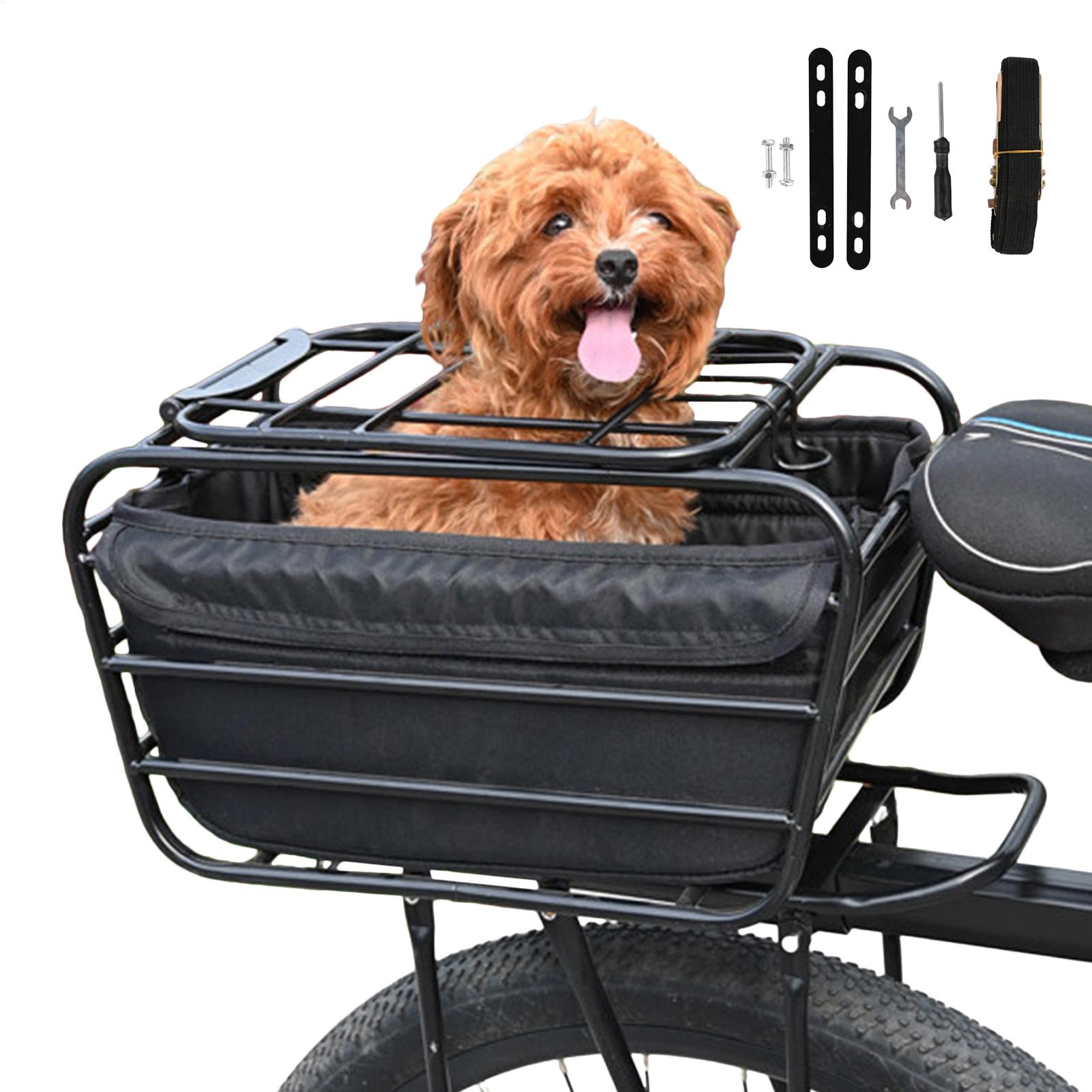 Bike Cargo Rack - Koszyk rowerowy dla psa na bagażnik,