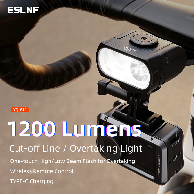 Bike Dynamo Light - Lampa rowerowa ESLNF, oświetlenie nocne do