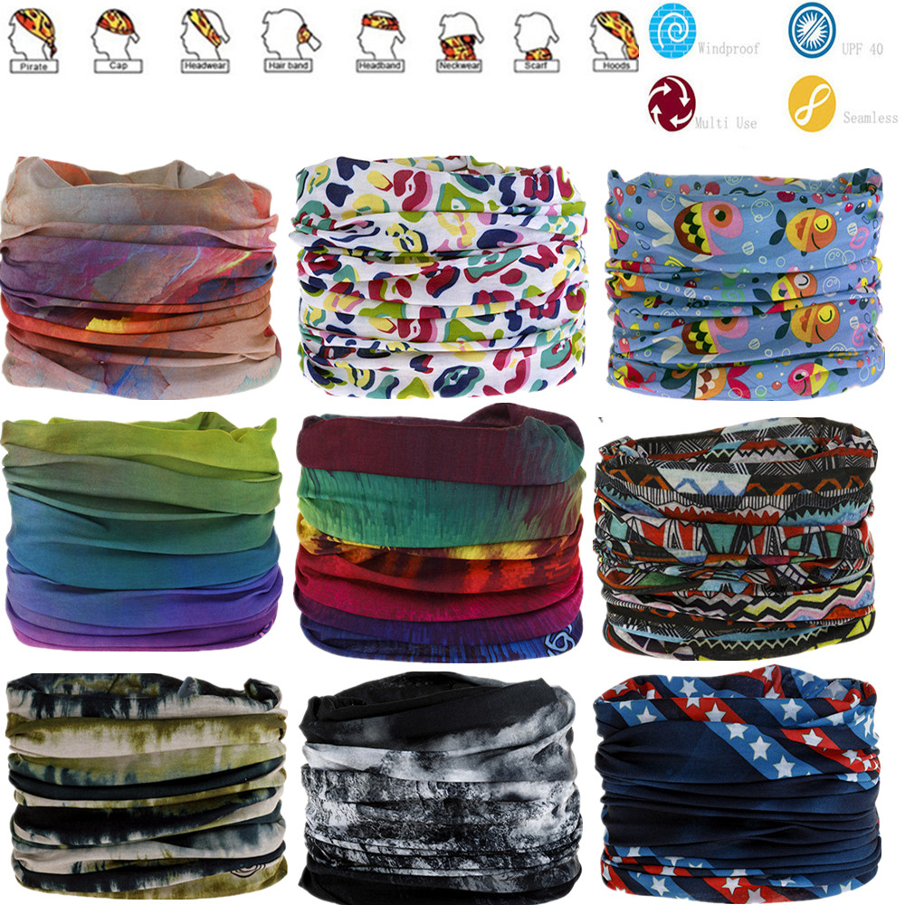 Cycling Headwear - 1751-1800 Kamuflaż Bezszwowa Magiczna Bandana Komin