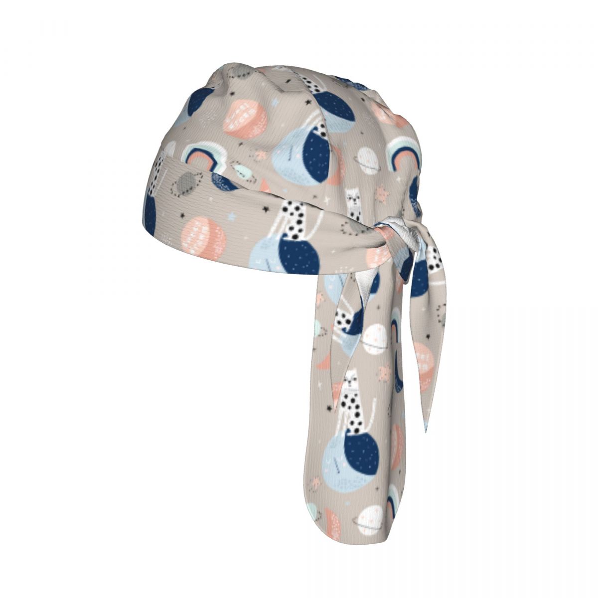 Cycling Headwear - Oddychająca czapka rowerowa z motywem kota