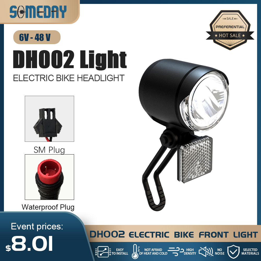 Bike Dynamo Light - Lampa przednia do roweru elektrycznego 40LUX