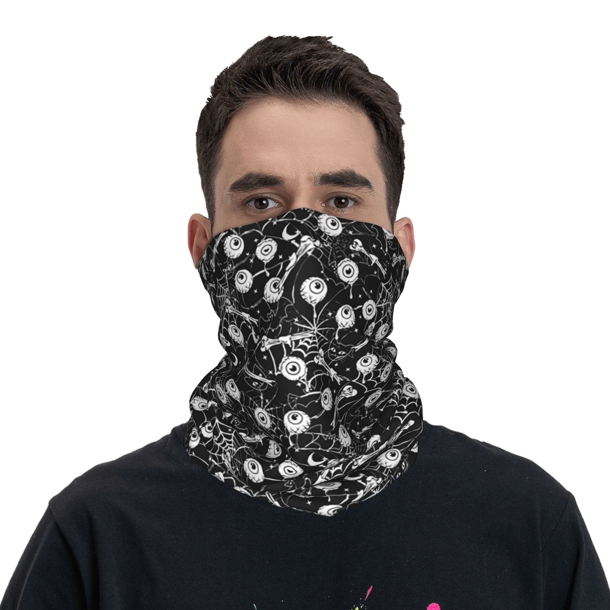 Cycling Headwear - Halloweenowa Chusta na Szyję z Nadrukiem
