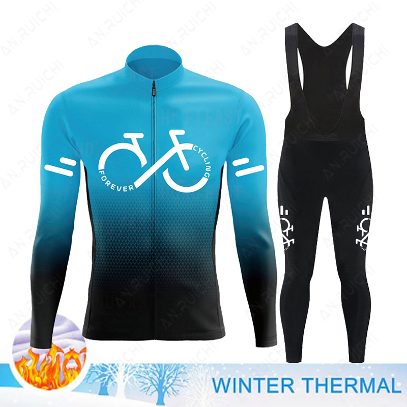 Cycling Gear Jersey - Zimowa koszulka kolarska z polaru termicznego