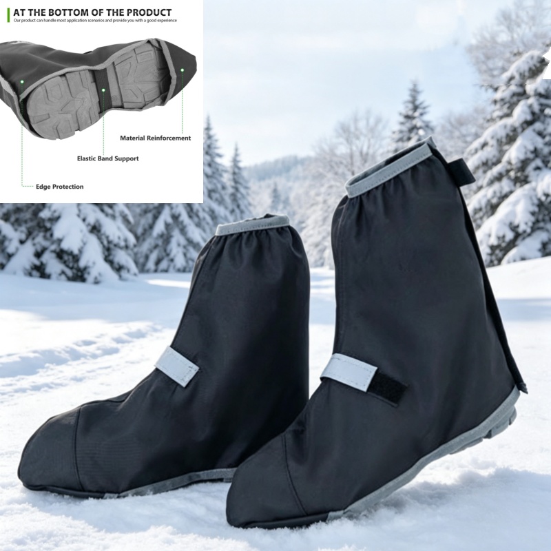 Cycling Shoe Insoles - Wodoodporne, antypoślizgowe, wielokrotnego użytku ochraniacze na