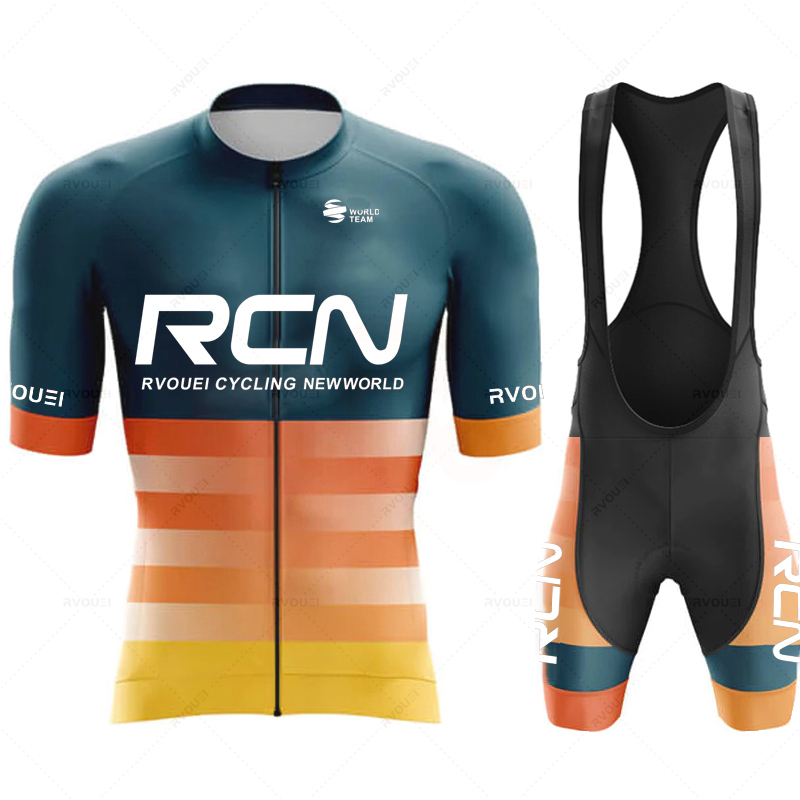 Cycling Gear Leaderboard - Rvouei Team 2026 Męski Letni Zestaw
