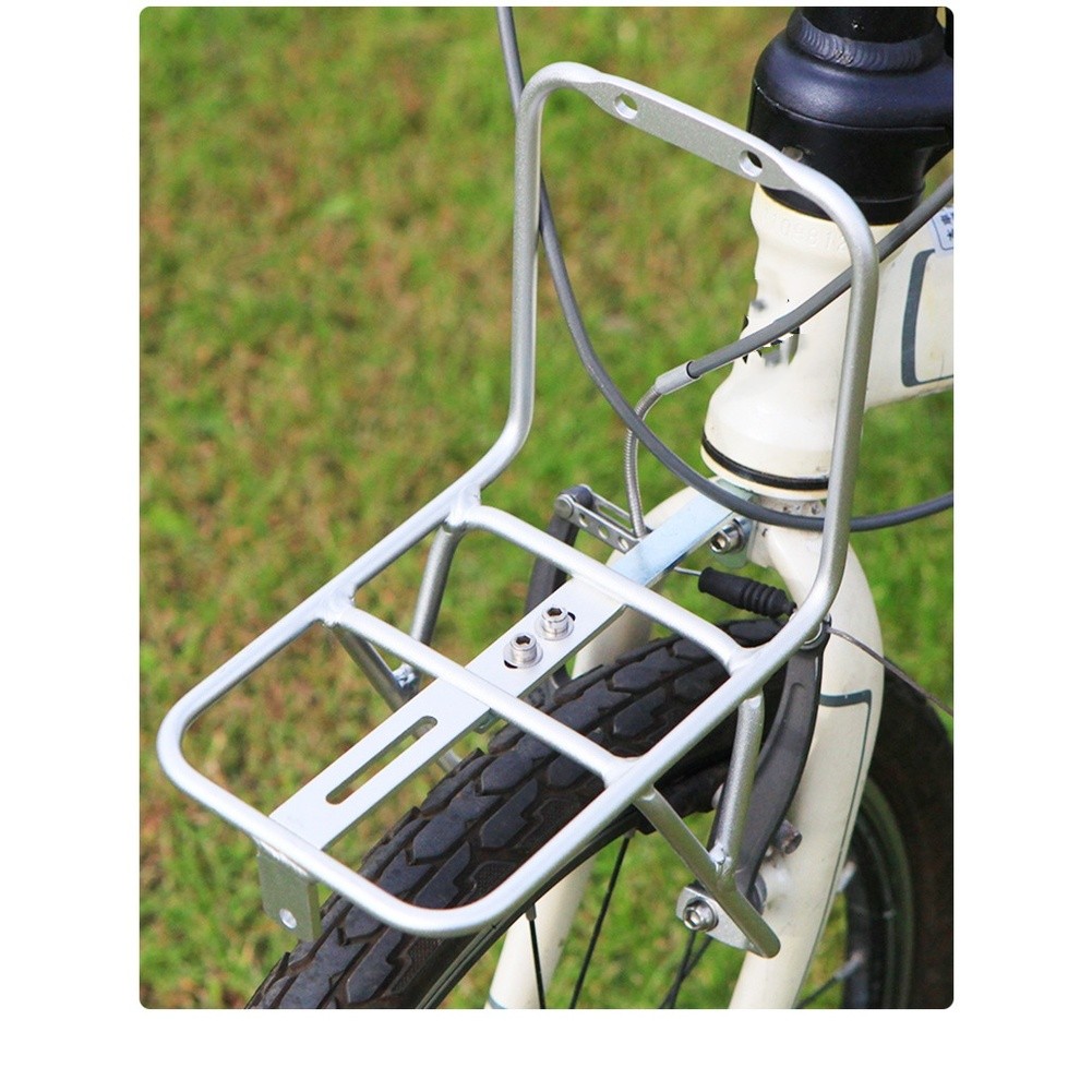 Bike Cargo Rack - Aluminiowy koszyk przedni ze stopu aluminium,