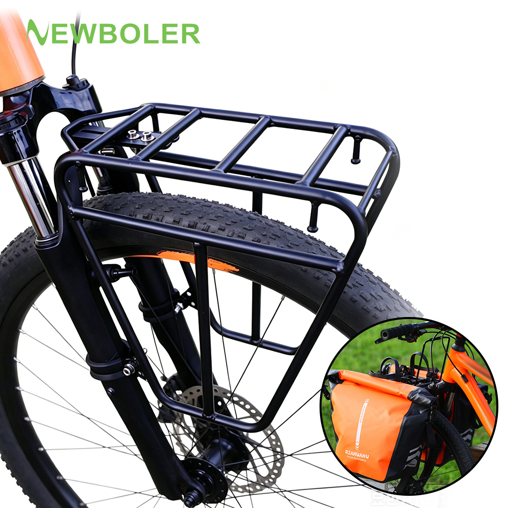 Bike Cargo Rack - NEWBOLER Bagażnik Przedni do Roweru Gravel,