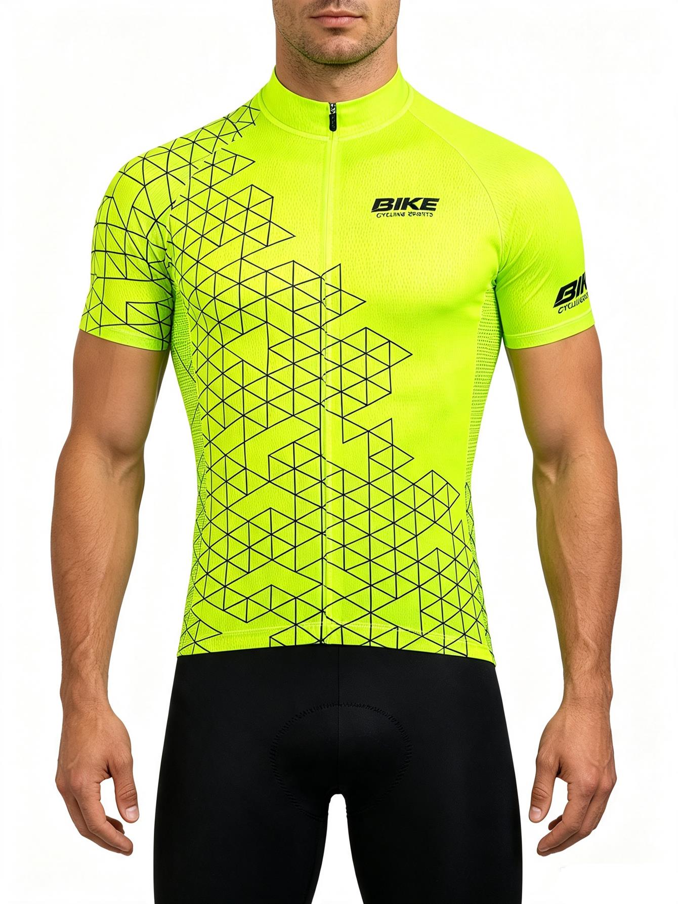 Cycling Gear Jersey - Męski letni zestaw kolarski: koszulka i