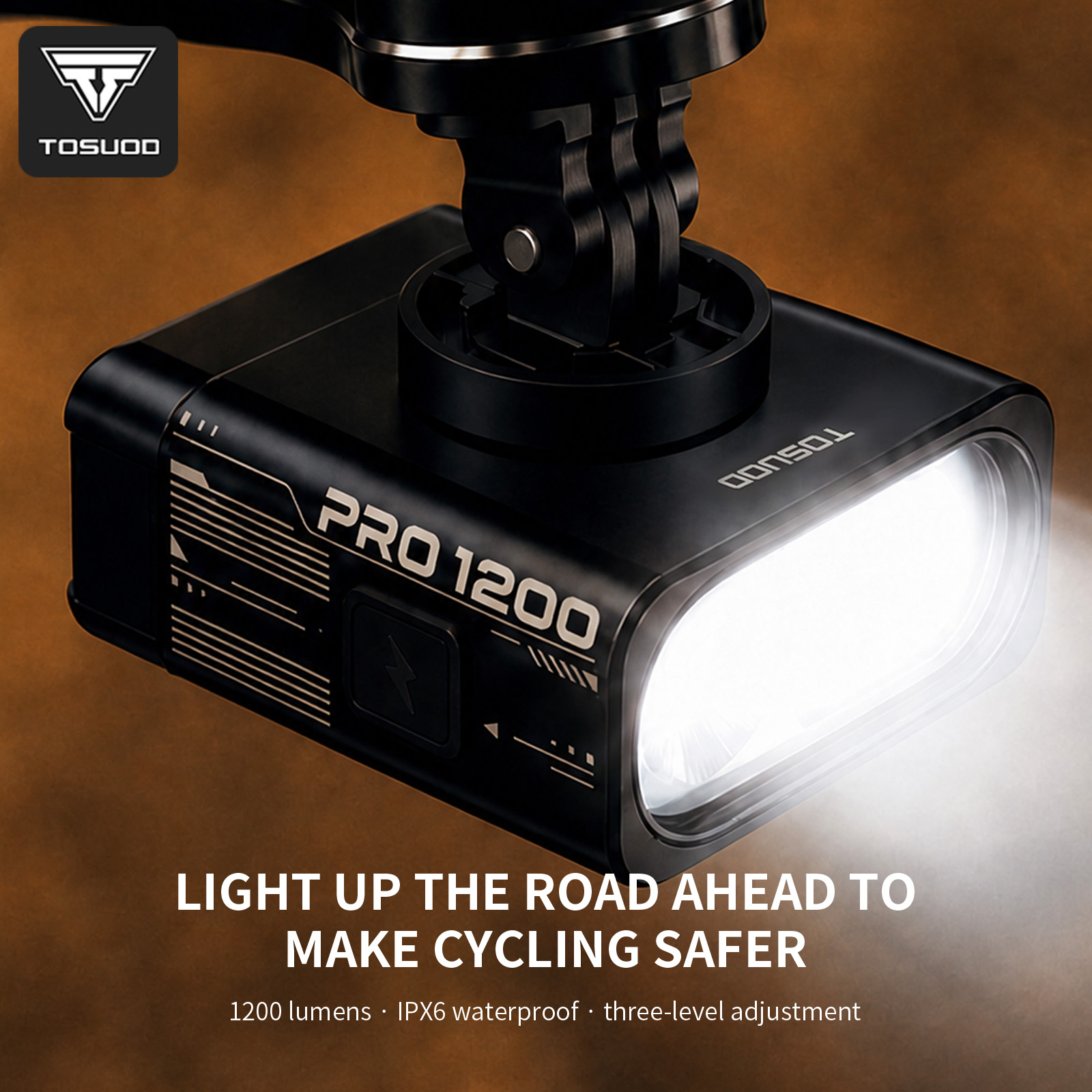 Bike Dynamo Light - Lampa rowerowa 1100 z funkcją Cut-off