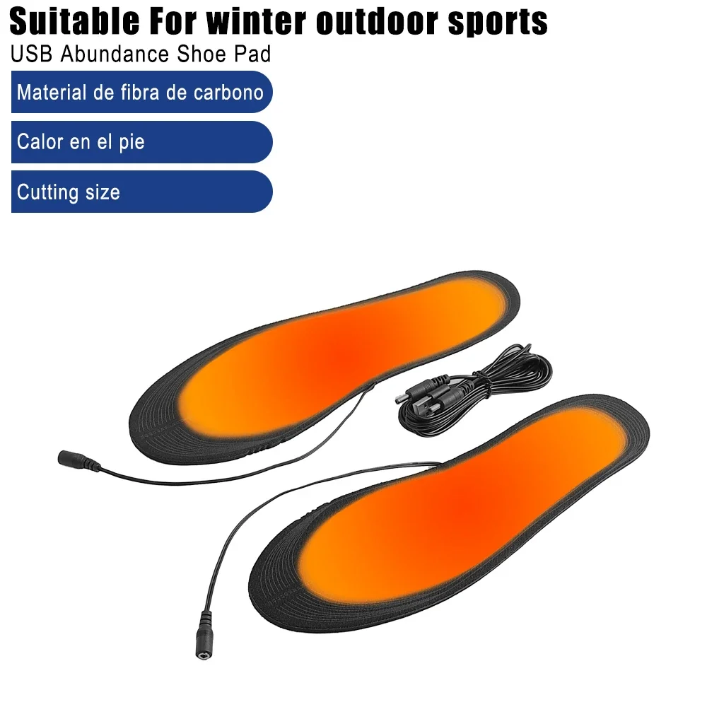 Cycling Shoe Insoles - Podgrzewane wkładki do butów USB Podgrzewane