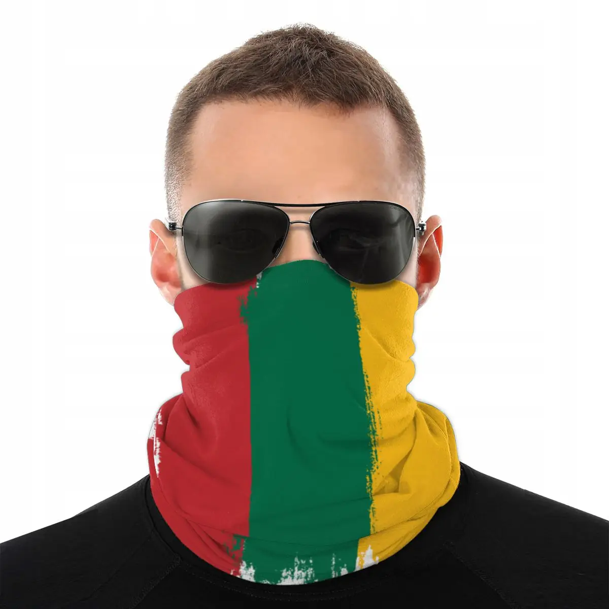 Cycling Headwear - Nowe szaliki z flagą Litwy, maski