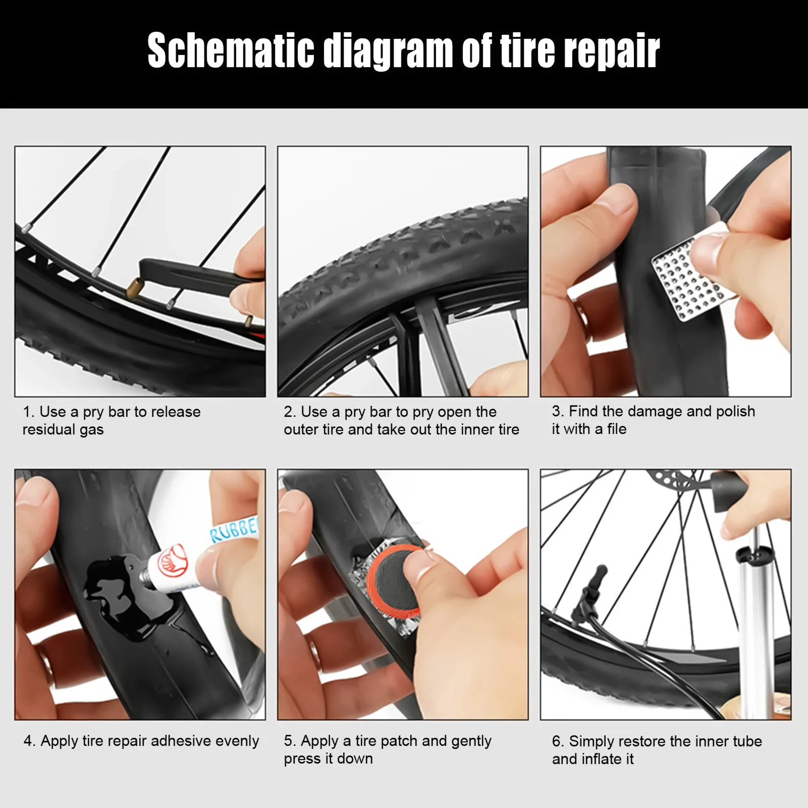 Zestaw do naprawy opon rowerow – Bike Tube Repair Kit recenzja i cena
