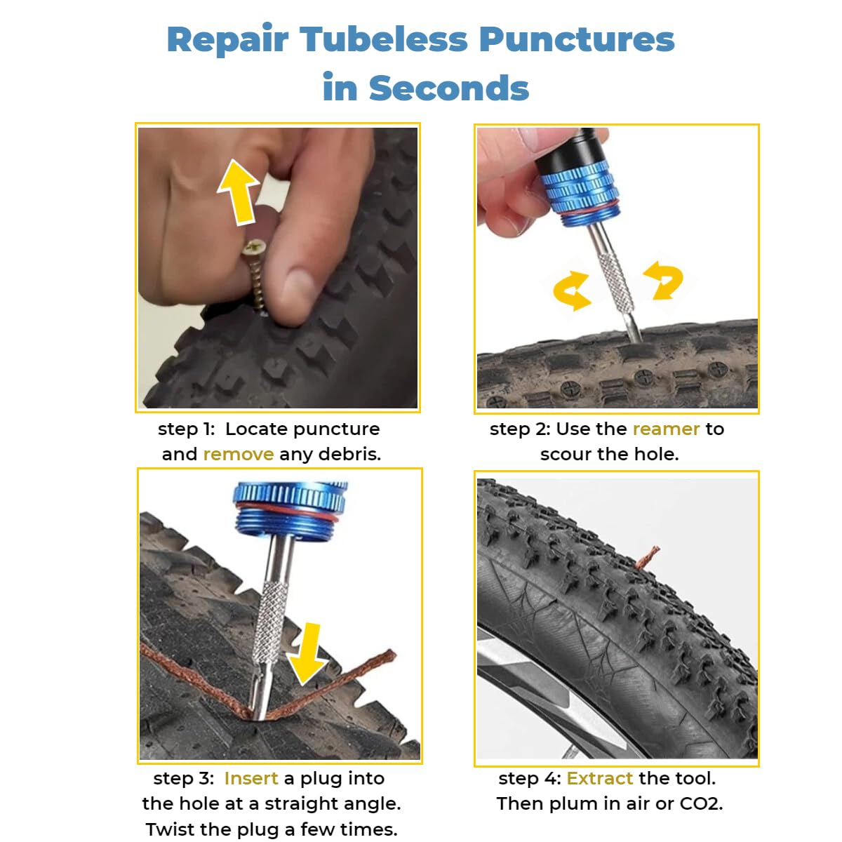 Zestaw do naprawy opon bezdętk – Bike Tube Repair Kit recenzja i cena