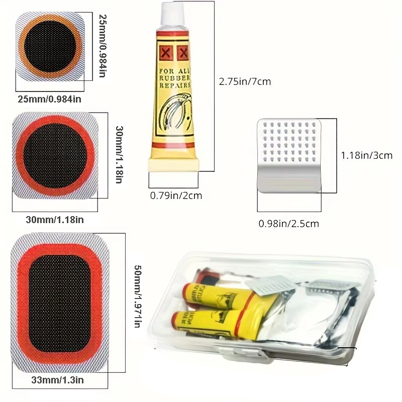 Zestaw do naprawy opon rowerow – Bike Tube Repair Kit recenzja i cena