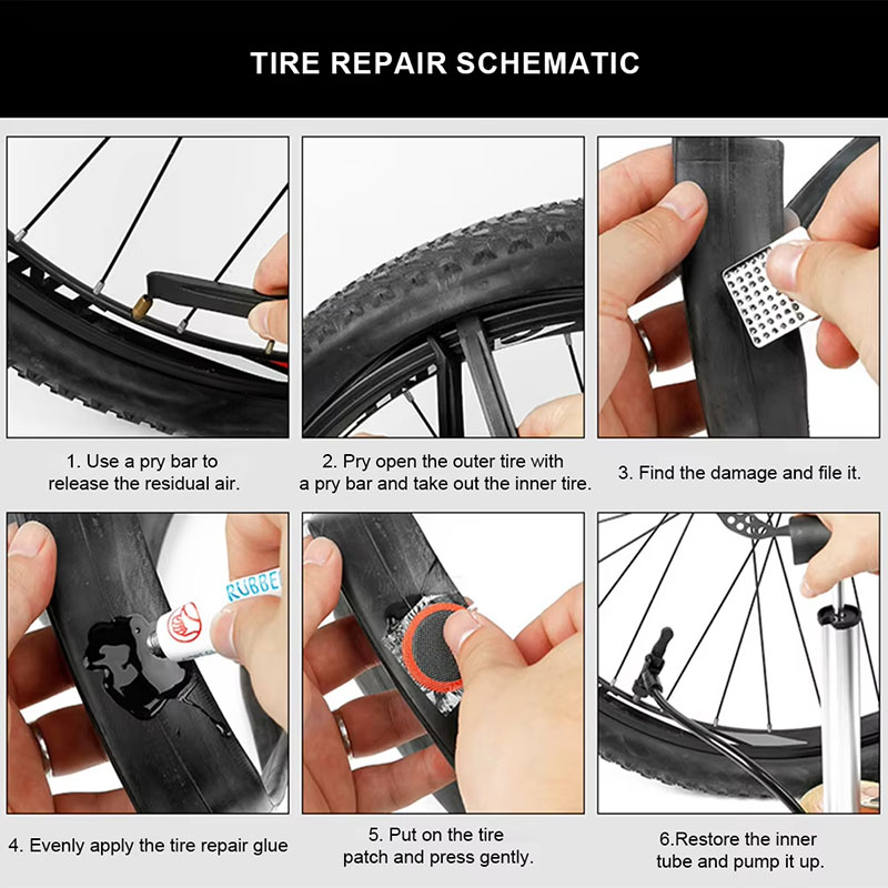 Zestaw do naprawy opon rowerow – Bike Tube Repair Kit recenzja i cena