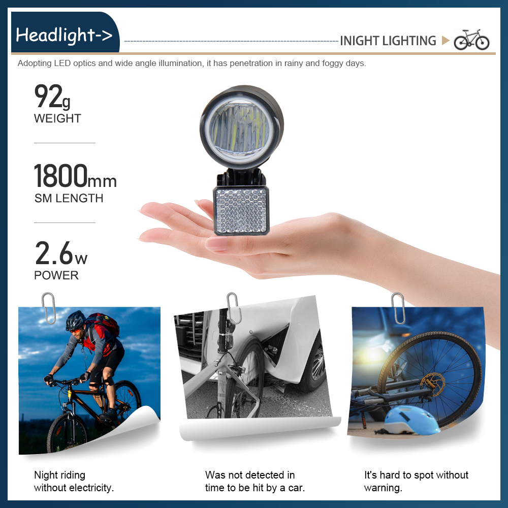 Lampa przednia do roweru elekt – Bike Dynamo Light recenzja i cena