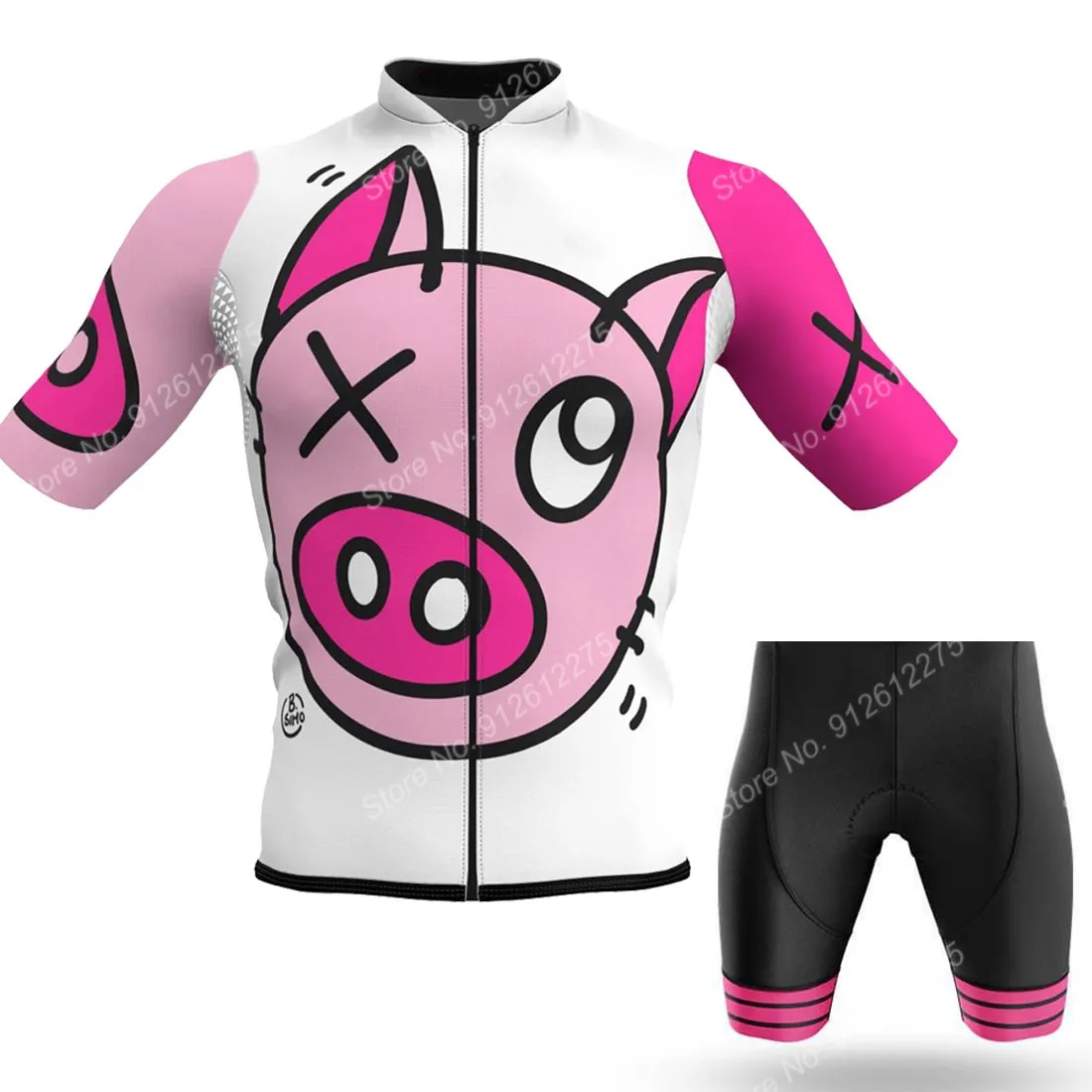 Zestaw Cartoon Comic Pig 2023  – Cycling Gear Jersey recenzja i cena