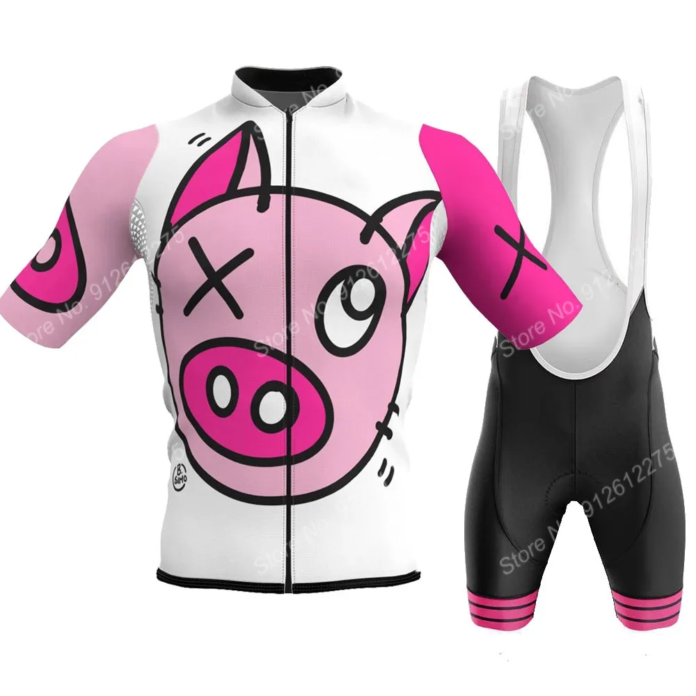 Zestaw Cartoon Comic Pig 2023  – Cycling Gear Jersey recenzja i cena