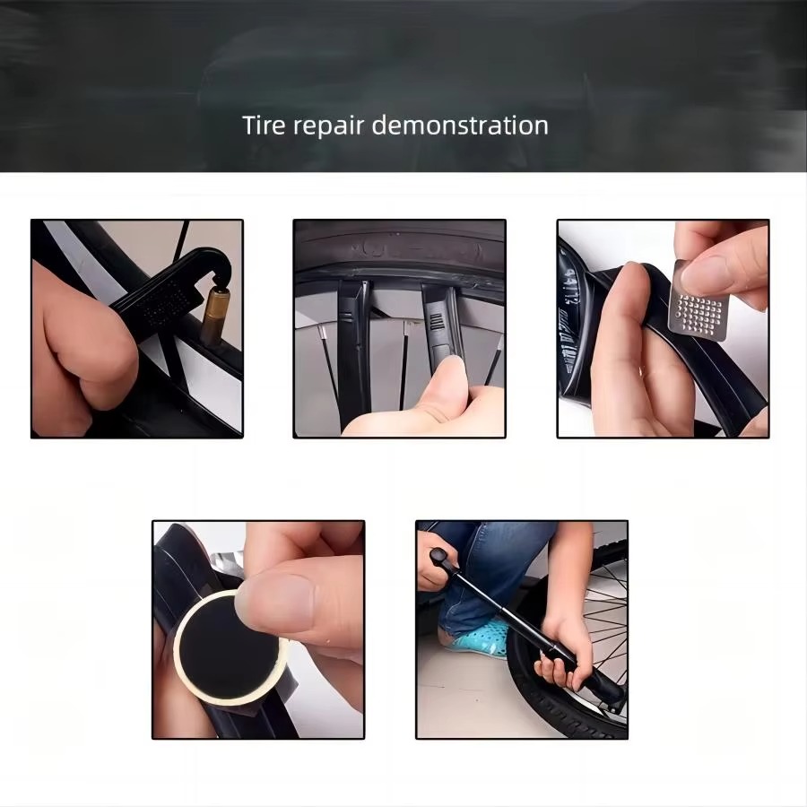 Uniwersalny przenośny zestaw d – Bike Tube Repair Kit recenzja i cena